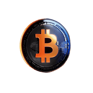 Floating data card displaying crypto market analytics visualization